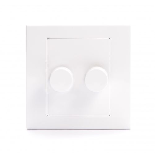 Dimmer per illuminazione - 07220 - Retrotouch - rotativo / ad incasso / doppio