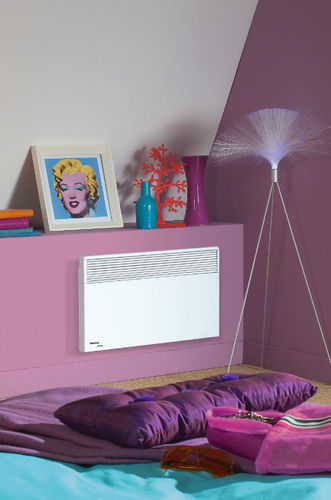 Termoconvettore elettrico - MELODIE EVOLUTION - NOIROT - in metallo / da parete / orizzontale