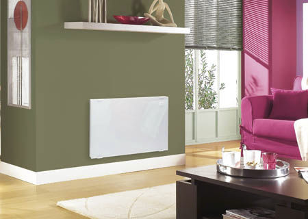 Radiatore elettrico - VERPLUS - NOIROT - contemporaneo / con rivestimento in vetro temperato / da parete