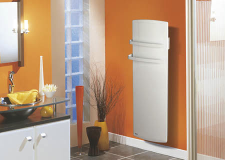 Scaldasalviette elettrico - TOP-BAIN - NOIROT - contemporaneo / in metallo / da parete