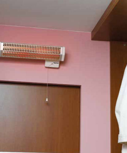 Stufa ad infrarossi da parete - ROYAT 2 - NOIROT - da soffitto / elettrica / contract