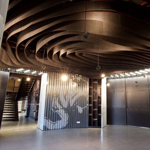 Pannello decorativo per controsoffitto - JACKIE CHAN INTERNATIONAL (SH) HQ. - Miniwiz S.E.D. Co. Ltd. - da parete / in materiale riciclato / in plastica