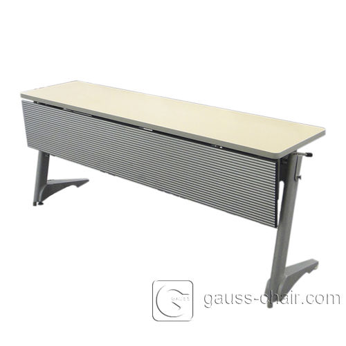Tavolo moderno - TB-601-FOD-PLAL - Gauss Furniture - in metallo / con supporto in acciaio / rettangolare