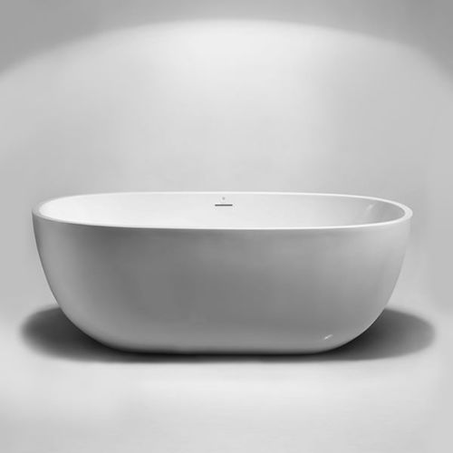 Vasca da bagno ovale - BT8006B15 - Blu Bathworks - ad isola / per ambiente abitativo / in acrilico