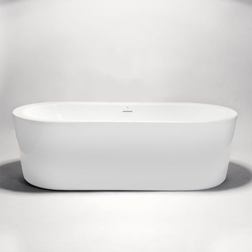 Vasca da bagno ovale - BT8002B18 - Blu Bathworks - ad isola / per ambiente abitativo / in acrilico