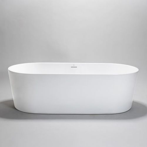 Vasca da bagno ovale - BT8004B18 - Blu Bathworks - ad isola / per ambiente abitativo / in acrilico