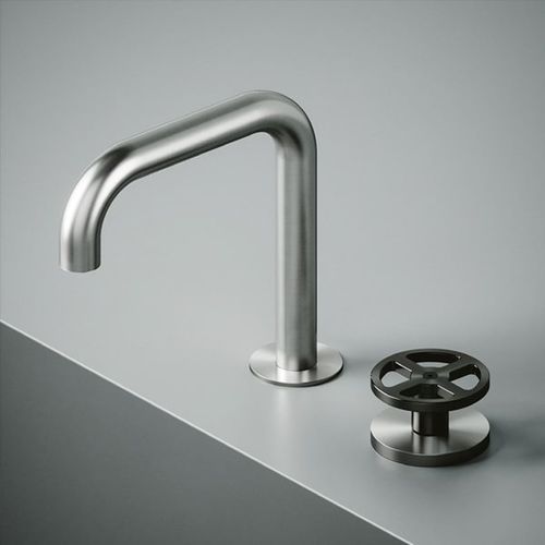 Miscelatore per lavabo - QTH-2051 + QDS-0301 - Blu Bathworks - da appoggio / in acciaio inossidabile / da bagno