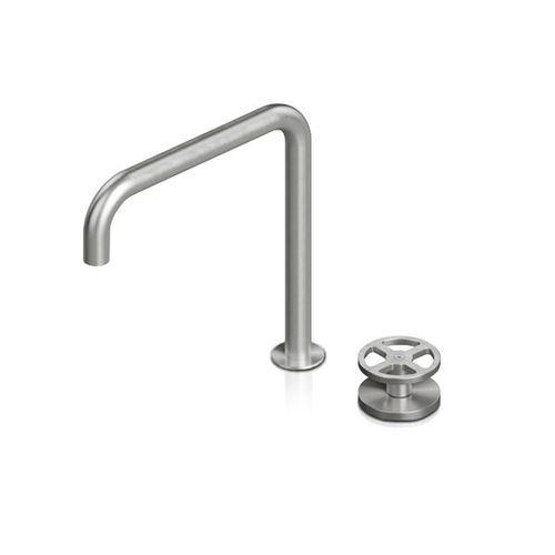 Miscelatore per lavabo - QTH-2051 + QDS-0302 - Blu Bathworks - da appoggio / in acciaio inossidabile / da bagno