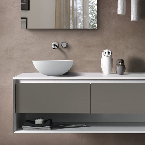 Lavabo da appoggio - SA0211 - Blu Bathworks - in quarzite / lucido / finitura opaca