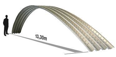 Lamiera grecata - INCO 70.4 CURVED - INCOPERFIL - ad arco / in acciaio