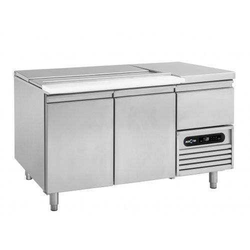 Tavolo di preparazione per pizza - L5 - Mercatus S.A. - per panini / in acciaio inossidabile / refrigerato