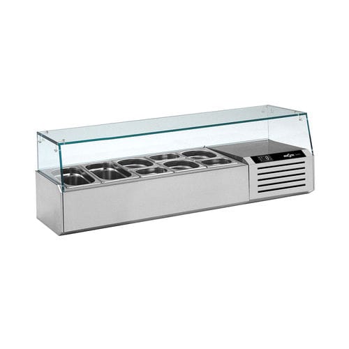 Vetrina refrigerata con scaffali - L7 - Mercatus S.A. - da appoggio / per negozio / per ristorante