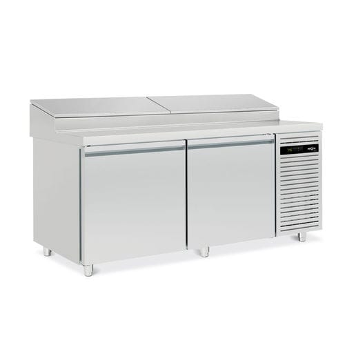 Tavolo di preparazione per pizza - B3  - Mercatus S.A. - per panini / in acciaio inossidabile / refrigerato