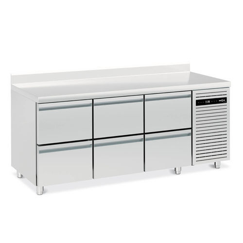 Bancone refrigerato professionale - L2 - Mercatus S.A. - 2 porte / 6 cassetti