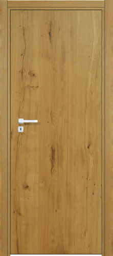 Porta in quercia naturale - SLALOM VINTAGE - Proboporte - da interno / in MDF / battente
