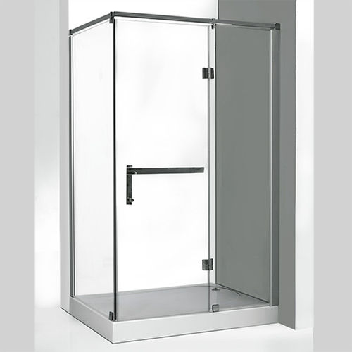 Box doccia in vetro - MILANO - Awal Bathsystem - con sportello battente / rettangolare