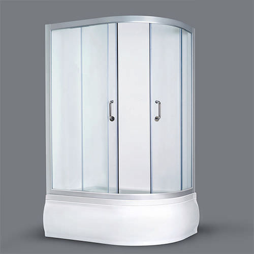Box doccia in vetro - RIVOLI - Awal Bathsystem - con porta scorrevole / d'angolo