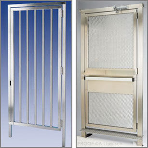 Cancello battente - HT-336 ADA - Hayward Turnstiles, Inc. - in acciaio inossidabile / a sbarre / a motore