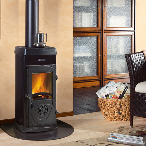 Stufa a legna - SUPER JUNIOR - La Nordica-Extraflame - 0 - 5 kW / contemporanea / in acciaio