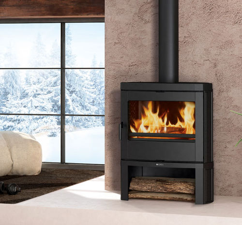 Stufa a legna - JENNIFER - La Nordica-Extraflame - 7 kW / contemporanea / in ghisa