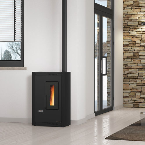 Stufa a pellet - LUISELLA - La Nordica-Extraflame - 0 - 5 kW / contemporanea / in acciaio
