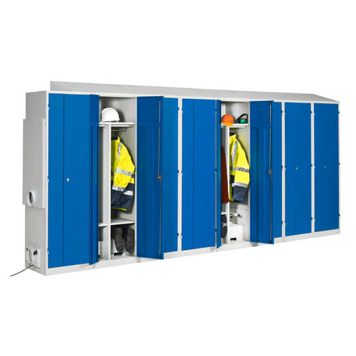 Armadietto spogliatoio in metallo - VESTCHAUF/8 - Caray collectivites - per edifici pubblici / per stoccaggio / con sistema di sicurezza