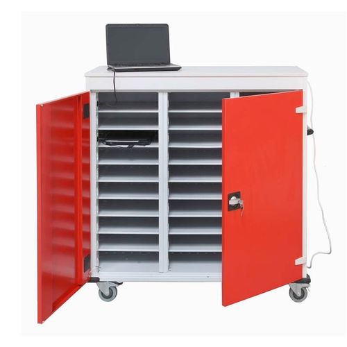 Mobile di stoccaggio mobile - SERV/INF/ELEC/10C - Caray collectivites - con rotelle / di sicurezza / per computer