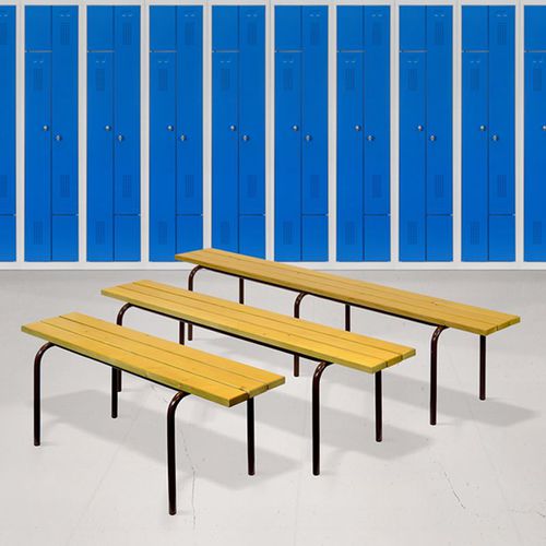 Panca per spogliatoio contemporanea - BANCO - Caray collectivites - in legno / pieghevole / contract