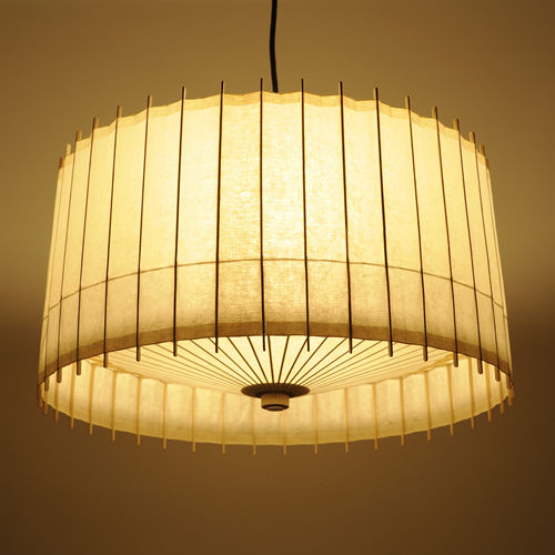 Lampada a sospensione - KPL-5328 - Hiyoshiya Co.,Ltd. - in carta giapponese / in legno / contemporanea