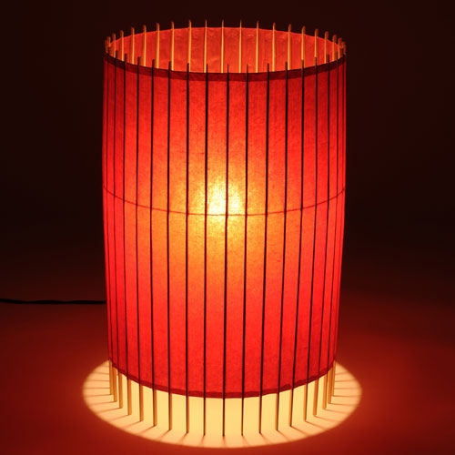 Lampada da terra - KEL-3146 - Hiyoshiya Co.,Ltd. - in carta giapponese / in legno / contemporanea