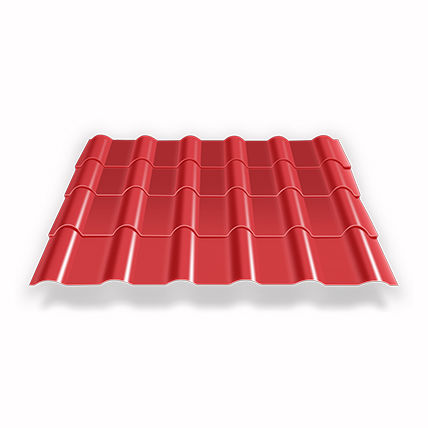 Tetto a falde - FFGI - FANGXING BUILDING MATERIALS - in metallo / aspetto tegola / aspetto metallo