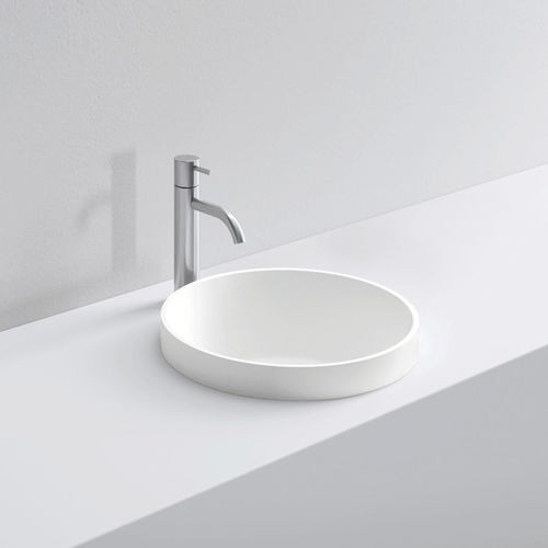 Lavabo da incasso - BASIC C37 - Milldue - in ceramica / rotondo / contemporaneo