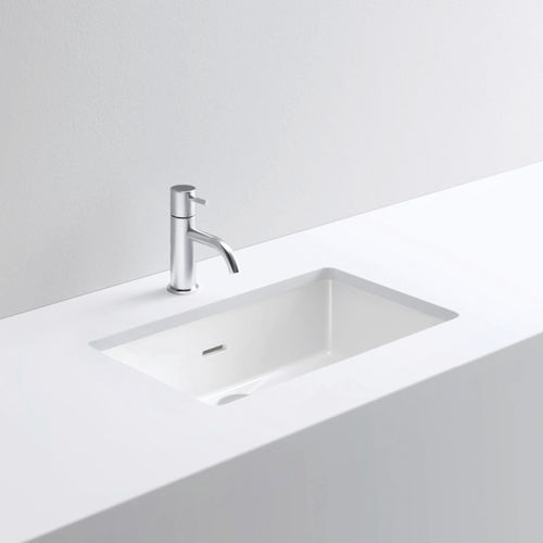 Lavabo sottopiano - NET 54 - Milldue - in ceramica / rettangolare / contemporaneo