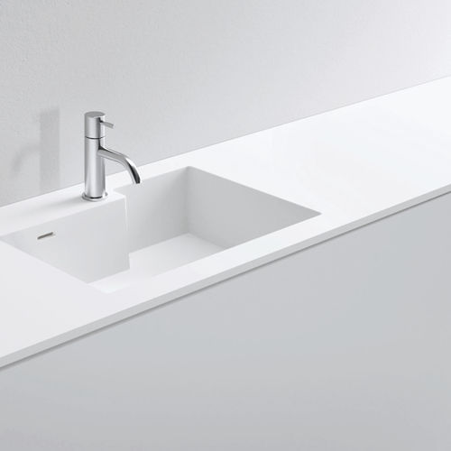 Piano lavabo in ceramica - INFINITY - Milldue