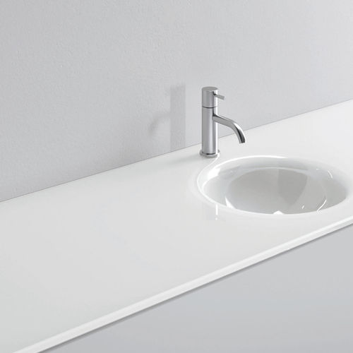 Piano lavabo in ceramica - BRILLIANT  - Milldue
