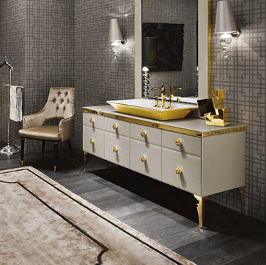 Lavabo da appoggio - NIZZA 88 - Milldue - in ceramica / rettangolare / contemporaneo