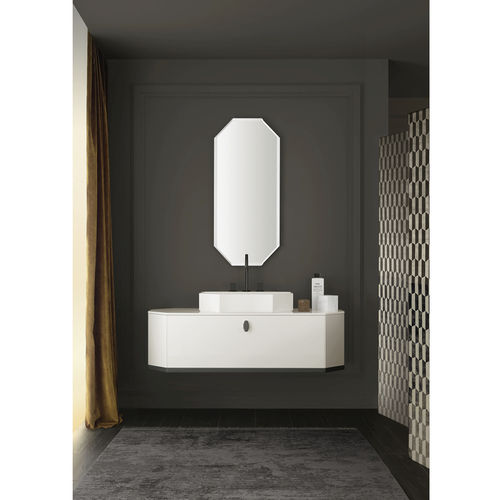 Piano lavabo in ceramica - DANDY 02 - Milldue
