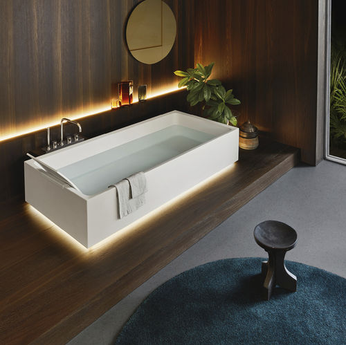 Vasca da bagno da appoggio - SKA 35  - Milldue - in ceramica / bianca