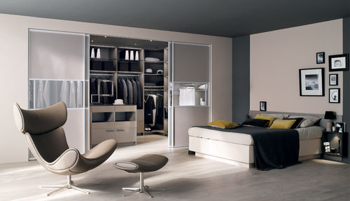 Cabina armadio contemporanea - ULTIME RAFFINEMENT - PERENE - in vetro / in melaminico / con porta scorrevole