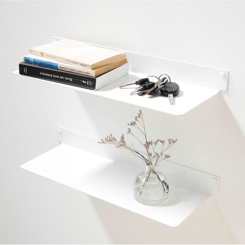 Mensola - LINE45Bx2 - TEEbooks - contemporaneo / in acciaio laccato / contract