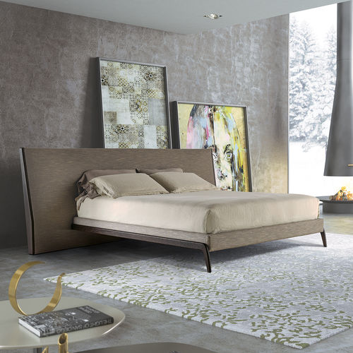 Letto matrimoniale - INDY - ART NOVA - contemporaneo / imbottito / con testiera