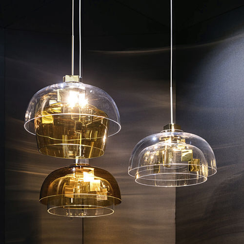 Lampada a sospensione - STAIRS - LASVIT - in bronzo / in vetro soffiato / contemporanea