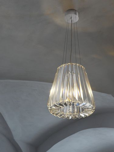 Lampada a sospensione - GLITTERS 1 - LASVIT - in cristallo / contemporanea / con cavo