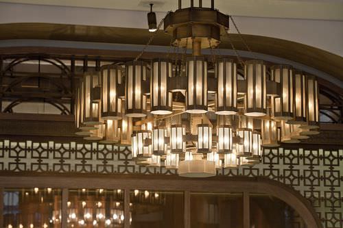 Lampadario contemporaneo - COFFEEMANIA - LASVIT - in vetro / in ottone / LED