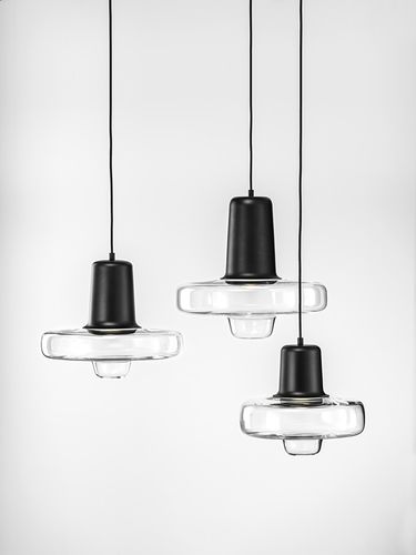 Lampada a sospensione - SPIN LIGHT - LASVIT - in vetro soffiato / contemporanea / con cavo