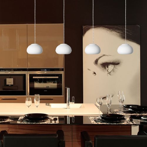 Lampada a sospensione - PIA  - LUCIS - in metallo / in vetro soffiato / contemporanea