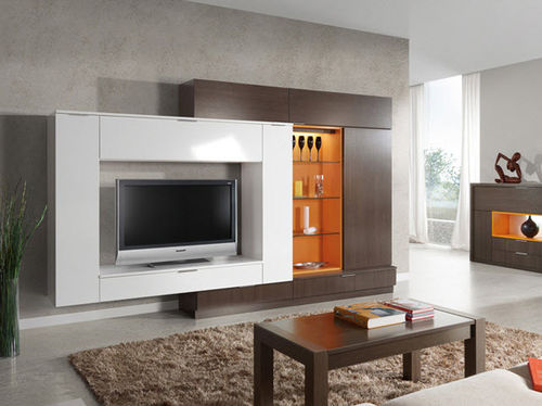 Mobile porta TV contemporaneo - MILENIUM PLUS 4705 - Baixmoduls - in legno