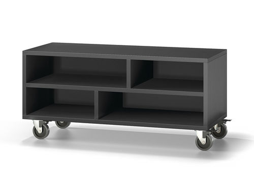 Mobile porta TV contemporaneo - 90 - Baixmoduls - con moderno rotelle / in legno / nero