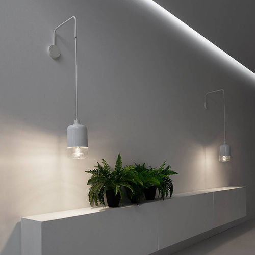 Applique contemporanea - AMBARABÀ - CICÌ - COCÒ - Vesoi - da interno / in ottone / in vetro soffiato