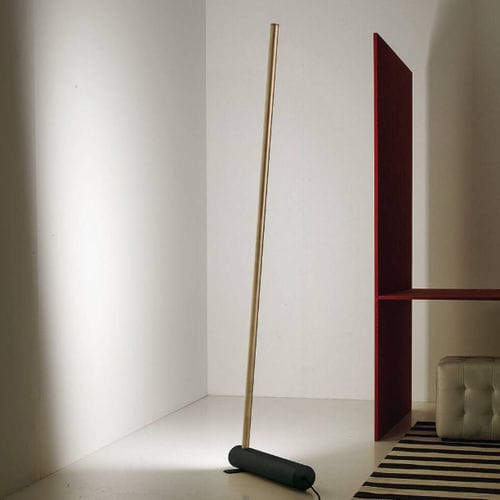 Lampada da terra - CARO - Vesoi - in alluminio / in ottone / in rame